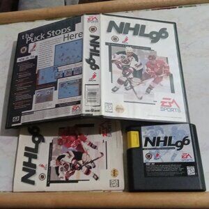 NHL 96 Sega Genesis Video Games